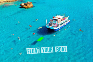 Beach Hopping Cruise w/ Paddleboard, Food, & Drinks